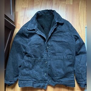 Forever 21 reversible Jean jacket with Sherpa